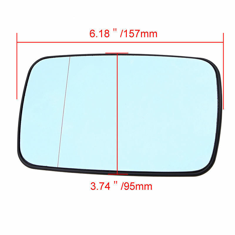 Heated mirror glass for BMW 3 Series E46 SEDAN | 5 Series E39 | Left driver