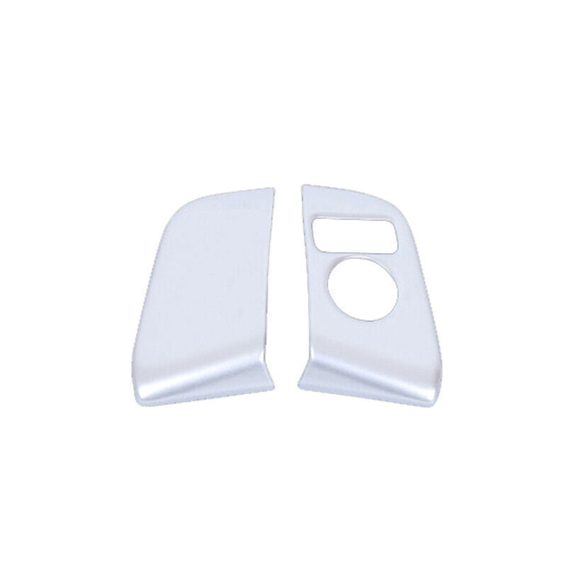 Rearview Mirror Adjustment Cover Fit for Nissan Rogue Sport 2017-21 Matte Silver