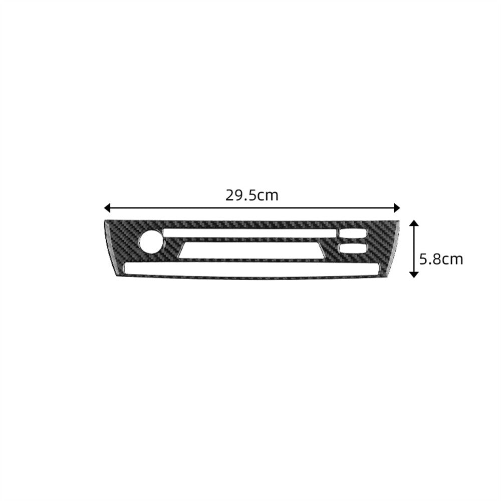 Carbon Fiber Central Control CD Switch Panel Cover Trim for BMW X3 E83 2004-2010