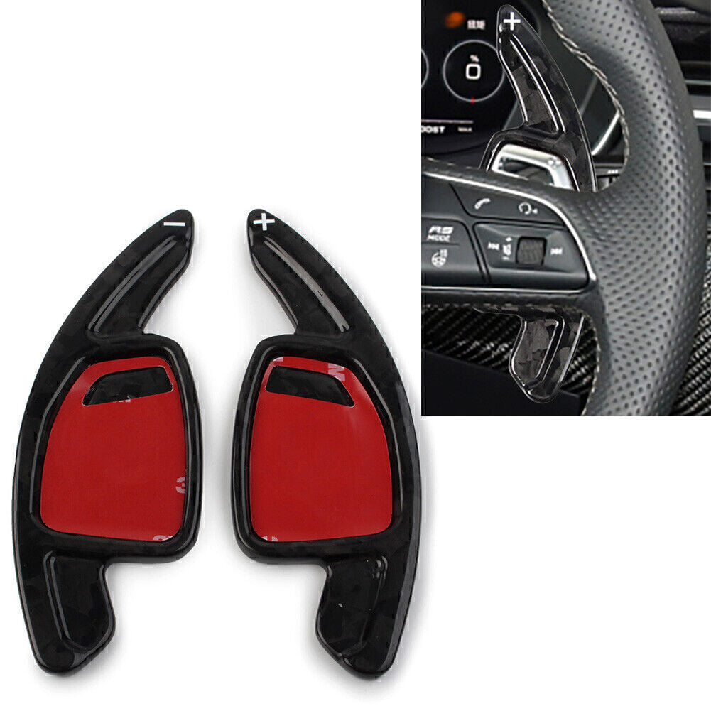 Carbon Fibre Steering Wheel Shift Paddle Fit for Audi RS6 19-22 RS4 RS5 RS7 2020-22