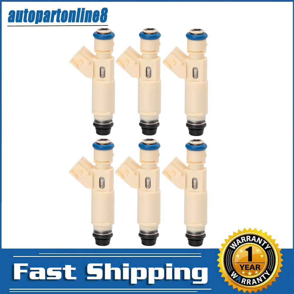 6-piece fuel injector YL8E-C7B for Ford Escape 3.0L V6 2001-2003 195500-3520