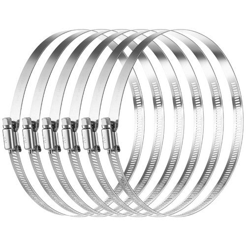 10-inch adjustable large hose clamp for dryer vent hoses and fuel lines