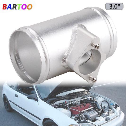 376mm Mass Air Flow Sensor Adapter Air Intake Meter Mount for Nissan for Volkswagen
