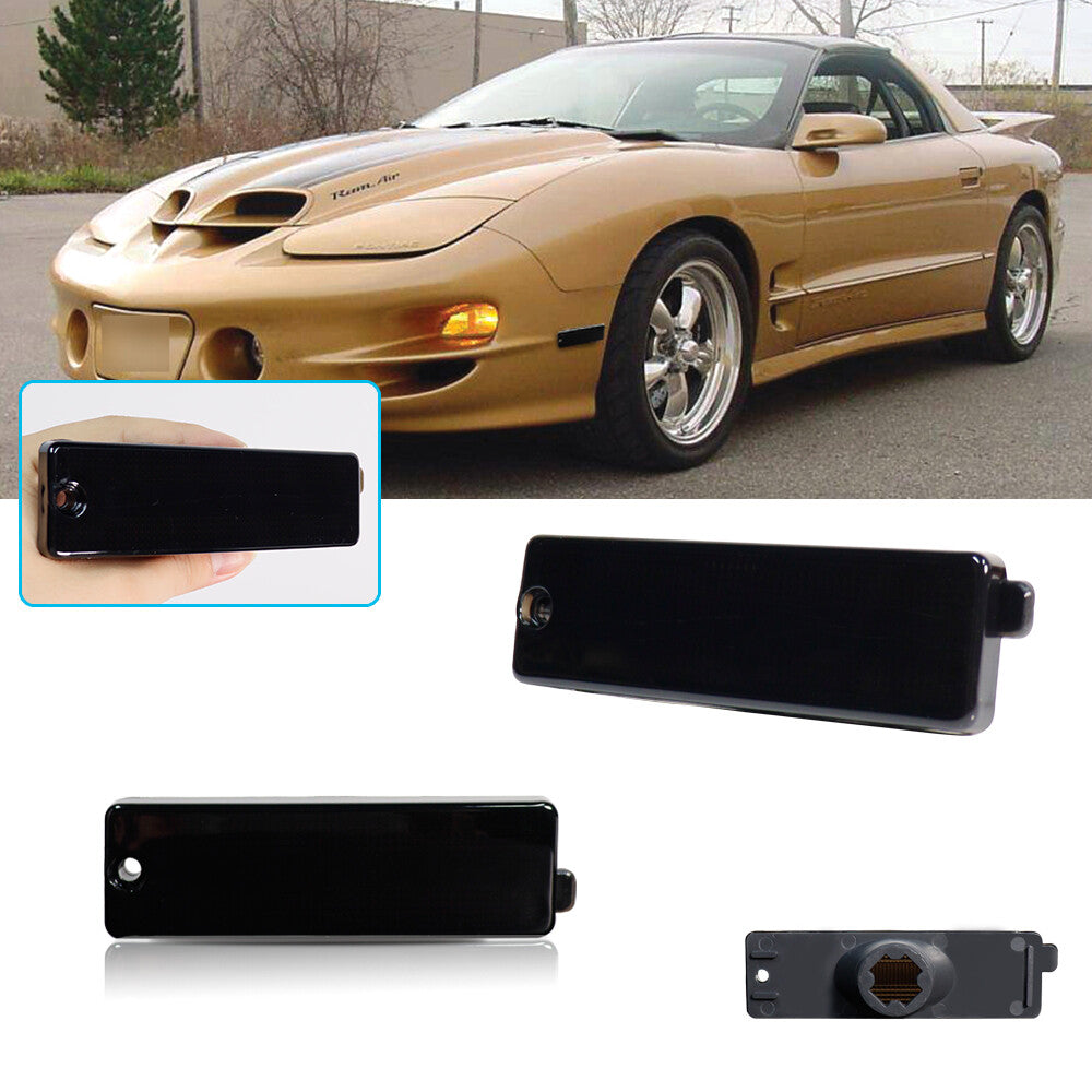 Suitable for 1998-2002 for Pontiac Firebird front bumper side marker light cover housing kit.