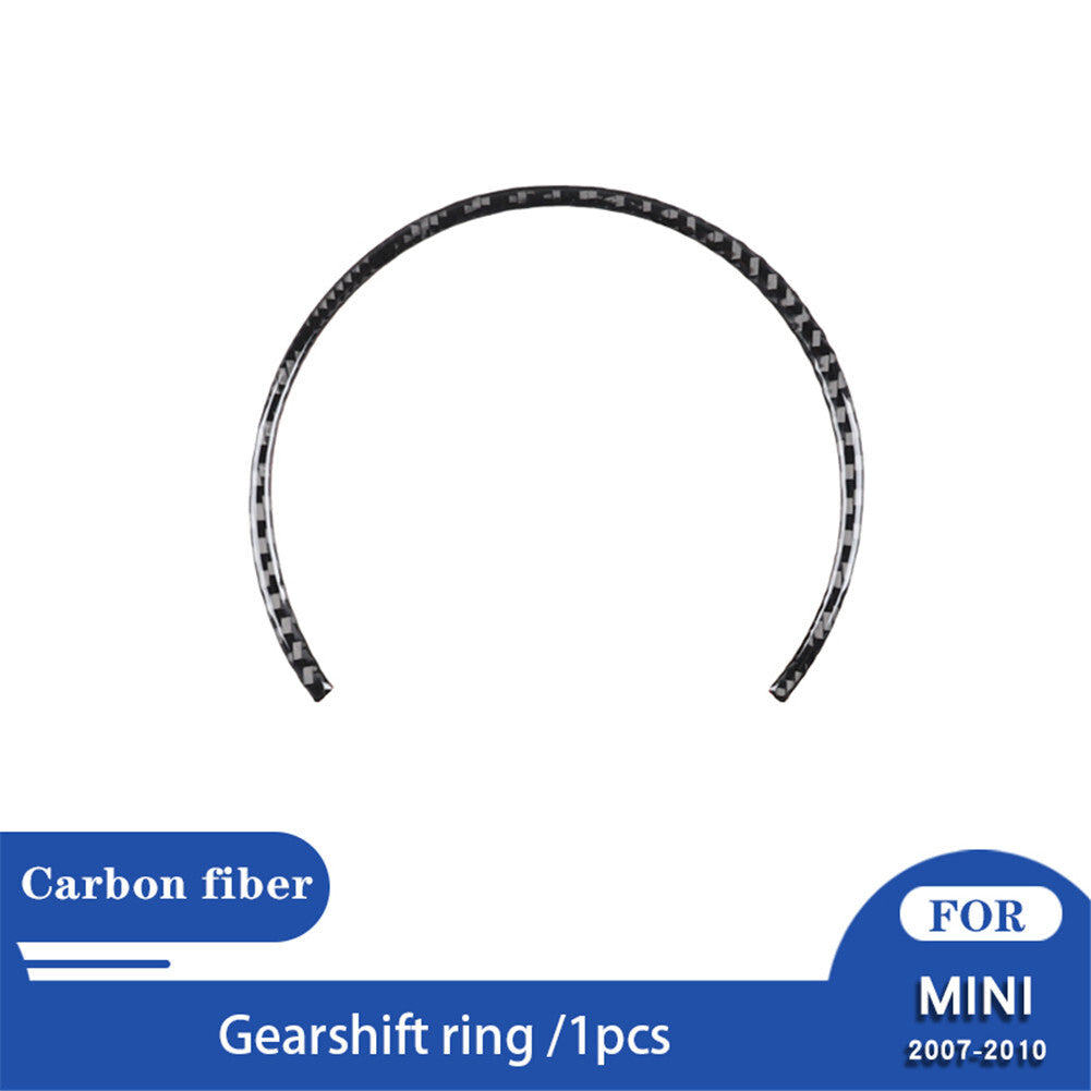 Carbon Fiber Gear Shift Console Control Decor Trim Cover for MINI Cooper 2007-11