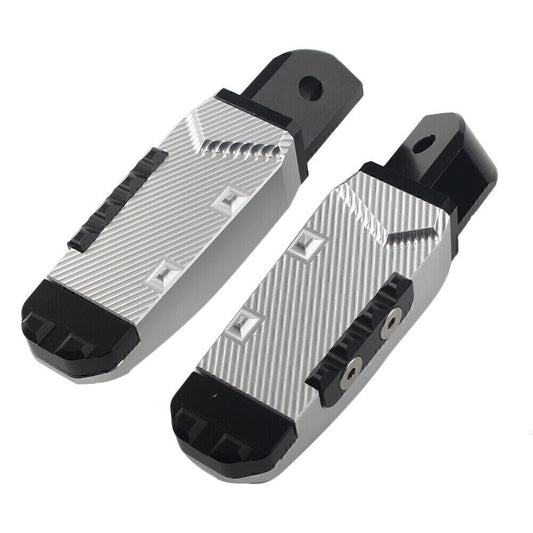 Rear Passenger Footrests Foot Pegs Pedal Fit for Yamaha YZF R1 R6 R1M R1S Silver