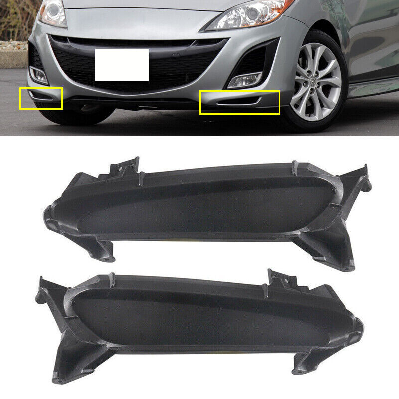 for Mazda 3 2010 - 2011: Dual front bumper lower cover insert trim grille