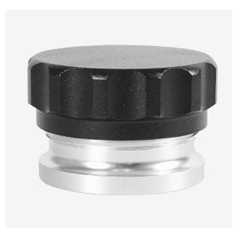1.5-inch welded blank filler neck cover oil fuel water tank black aluminum alloy