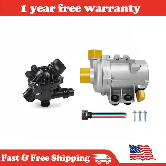 Electric Engine Water Pump and Thermostat Kit fits for BMW X3 X5 11517586925