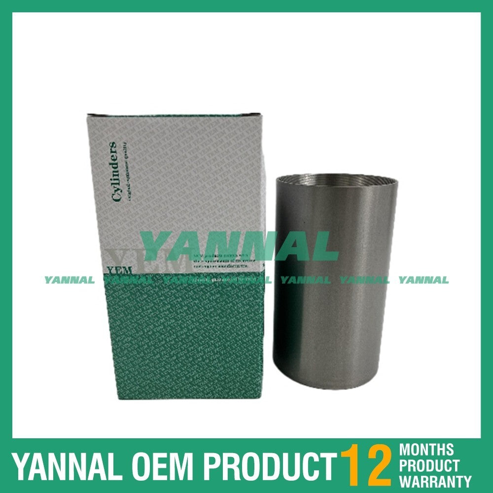 Four new 4JG2 cylinder liners for Isuzu Heli CPCD 35 H diesel forklifts.