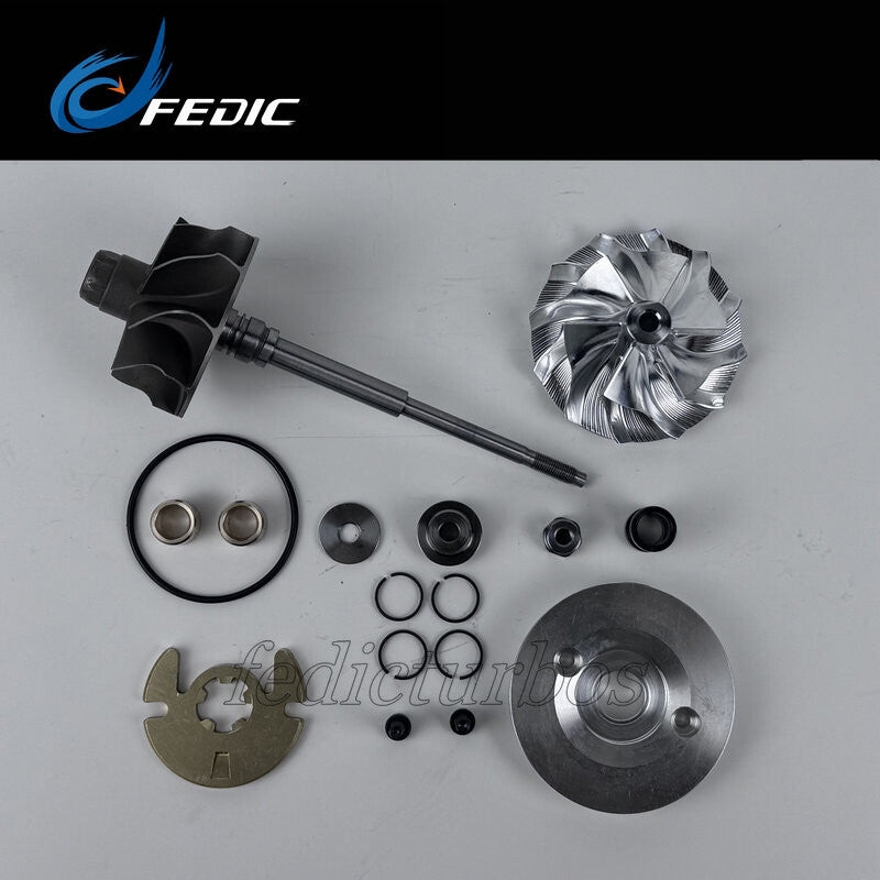 Turbo shaft and wheel + repair kit 54409880002 for Audi A3 Q3 S3 140HP 103Kw