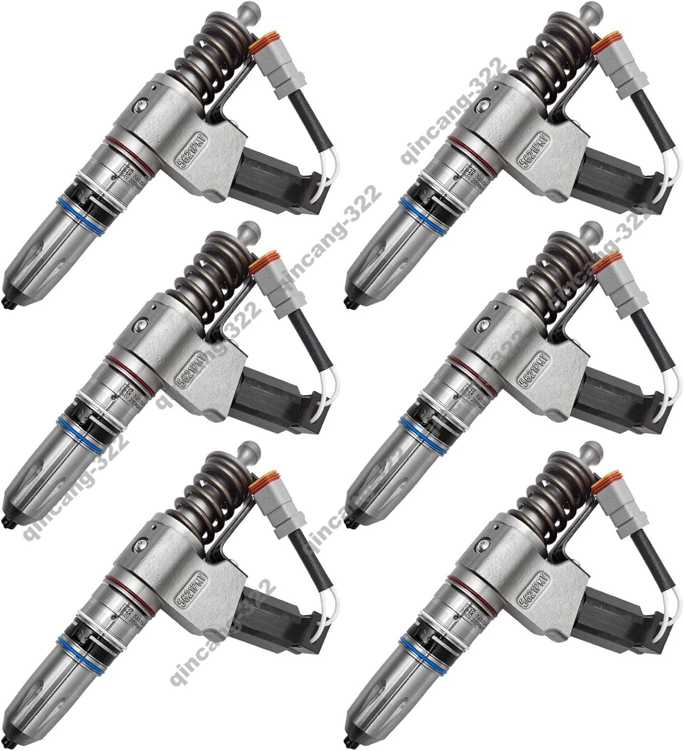 6 Fuel Injectors 3411756 for Engine ISM QSM M11