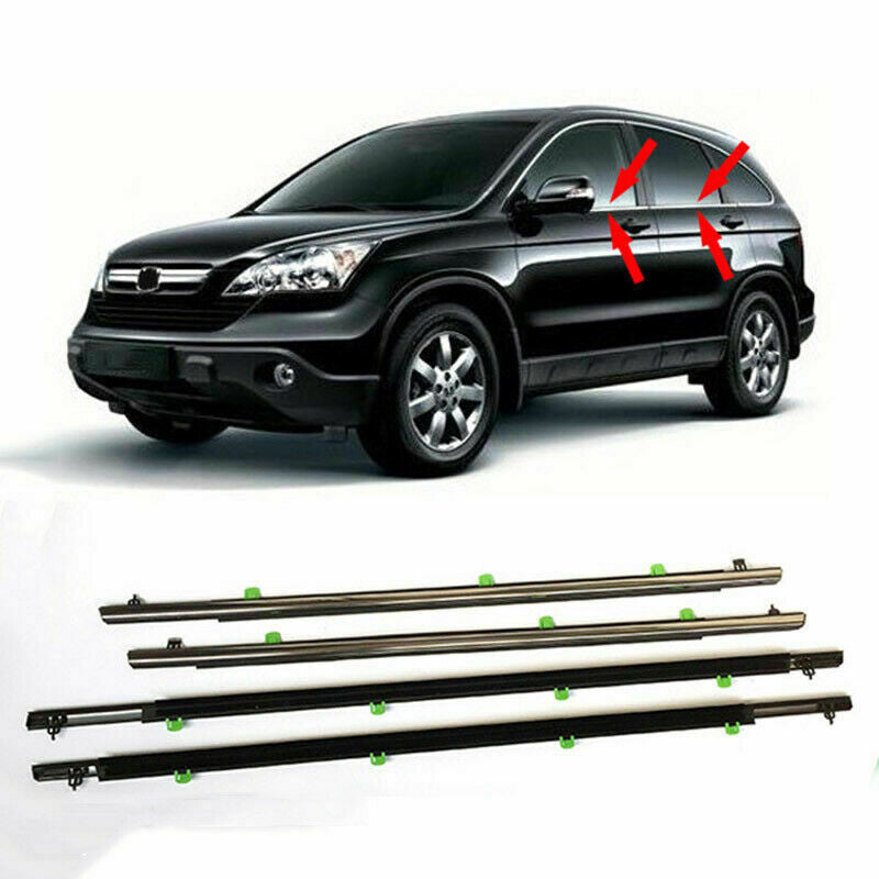 for Honda CR-V 2007-2011 SUV Window Moulding Trim Weatherstrip Seal Belt Replace