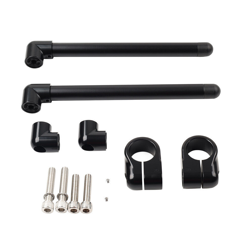 Cafe Racer Bars 7/8 Motorcycle Universal Clip-On Handlebar Fork Tube 35MM
