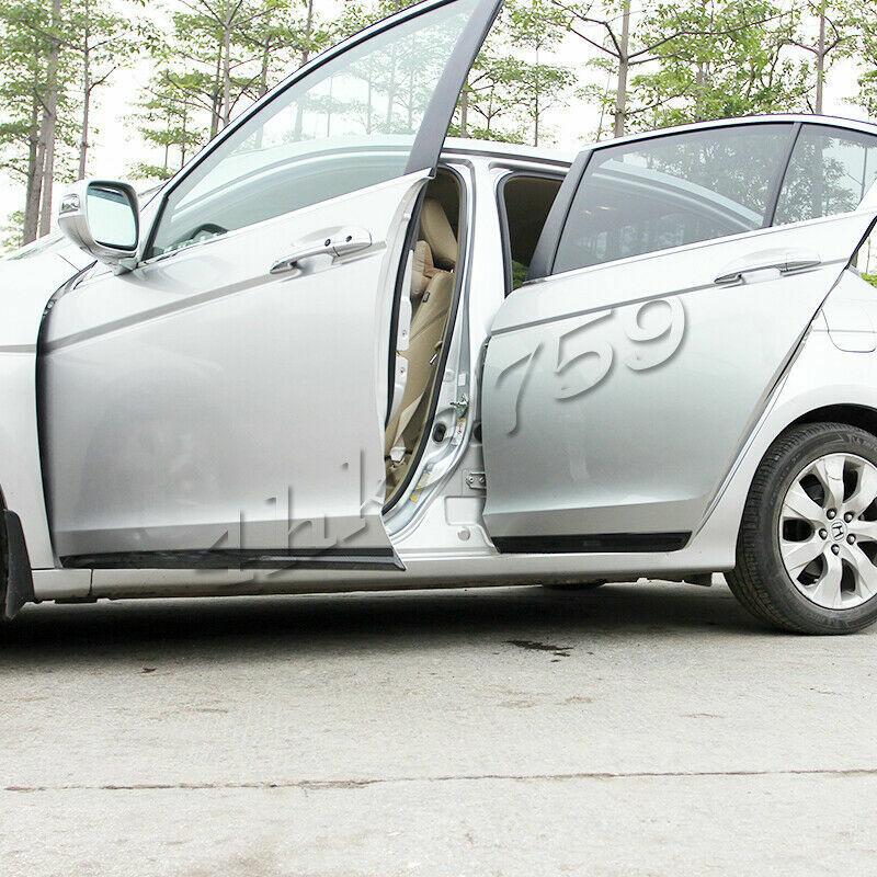 for Honda Accord 08-2012 Carbon Fiber Texture Side Door Body Molding Cover Trim