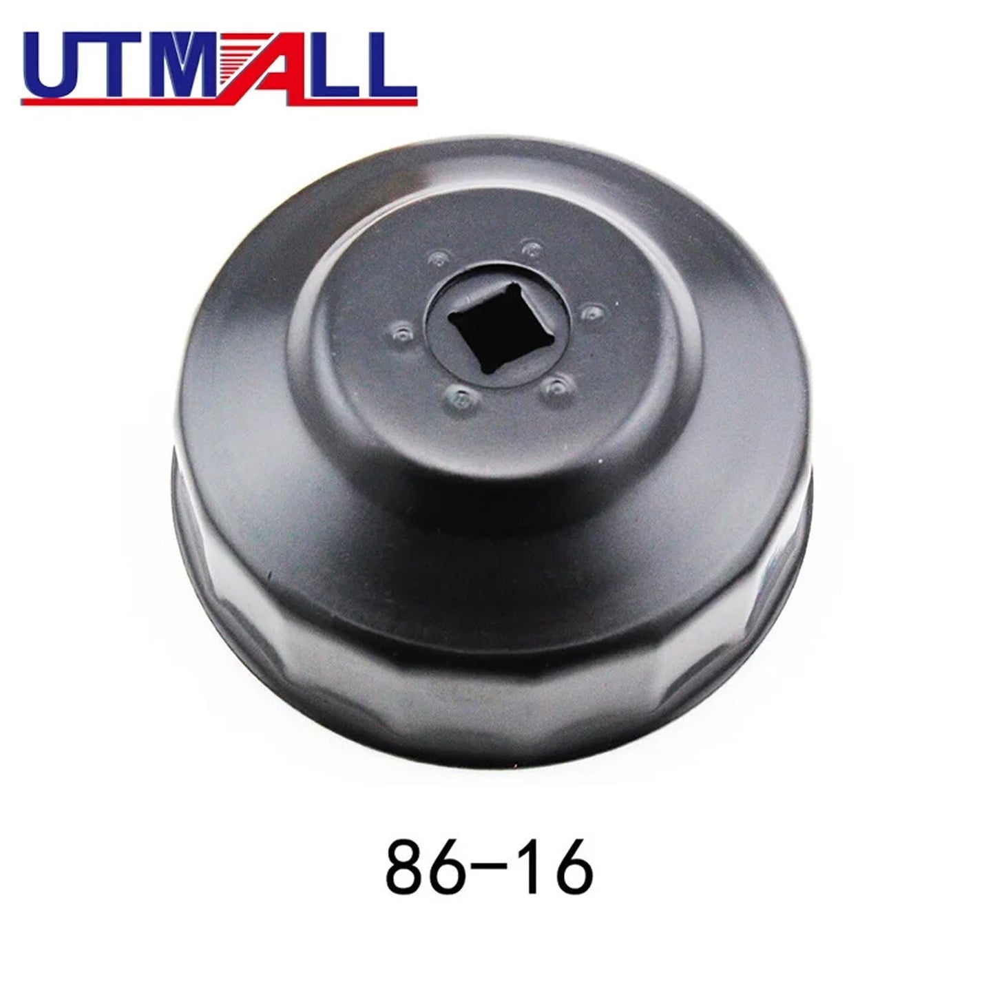 Oil filter cap wrench 86 mm x 16 mm flute housing removal tool