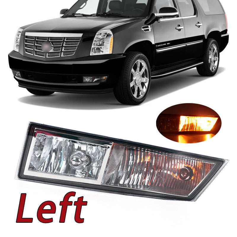 The left fog light is applicable to the for Cadillac for Escalade ESV 2007-2014 front bumper fog light.