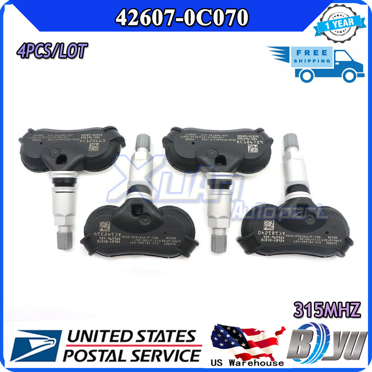 Suitable for Toyota for Sienna Sequina Tundra Tire Pressure Monitoring Sensor (TPMS) 42607-0C070