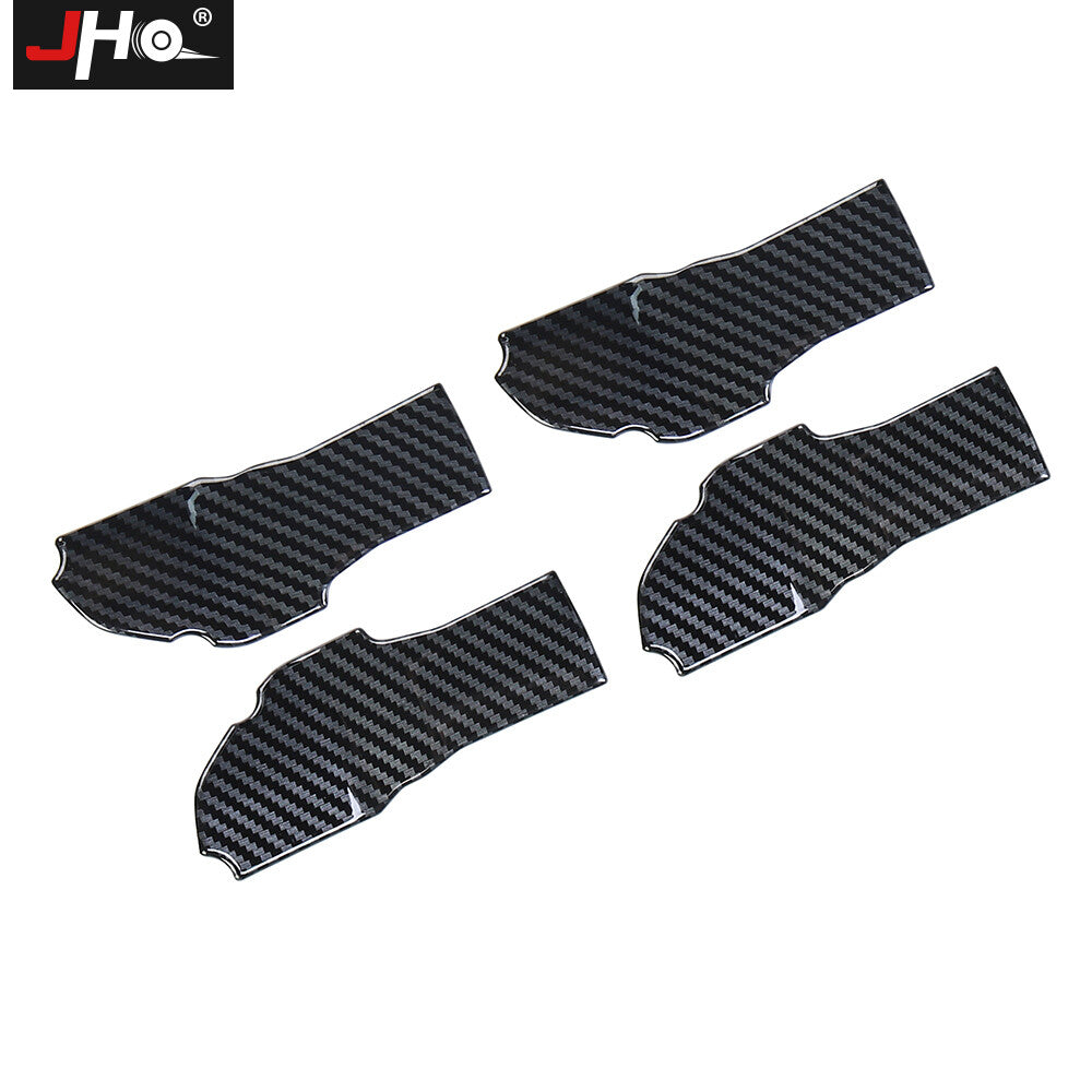 Carbon Fiber Car Inner Door Handle Bowl Panel Cover Trim for Ford Explorer 2020+
