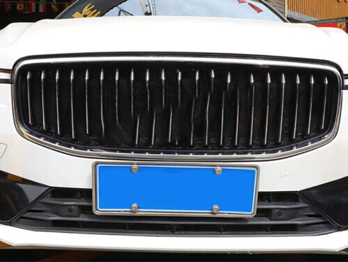 for Volvo XC60 2018-23 Black Steel Front Grille Center Mesh Anti-Insect Net 1Set