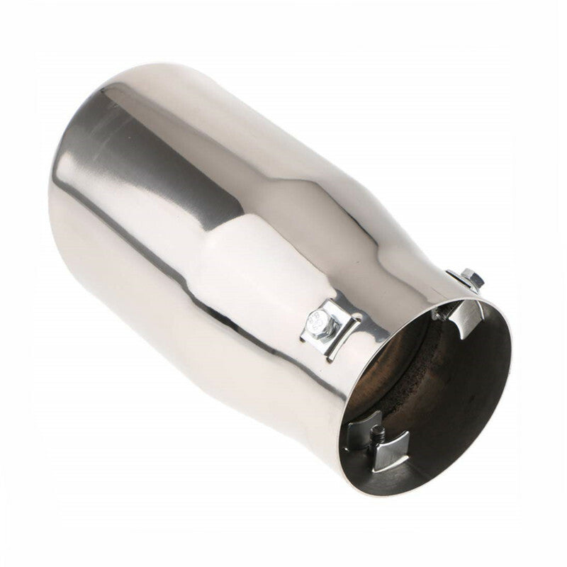 Car Stainless Steel Exhaust Muffle Silencer Exhaust Muffler Pipe Tip Tail Throat