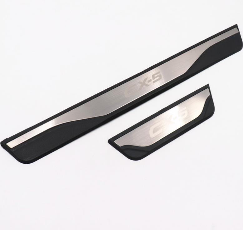 Car Accessories Door Sill Protector Scuff Plate Cover Sticker For 2023 for Mazda CX5