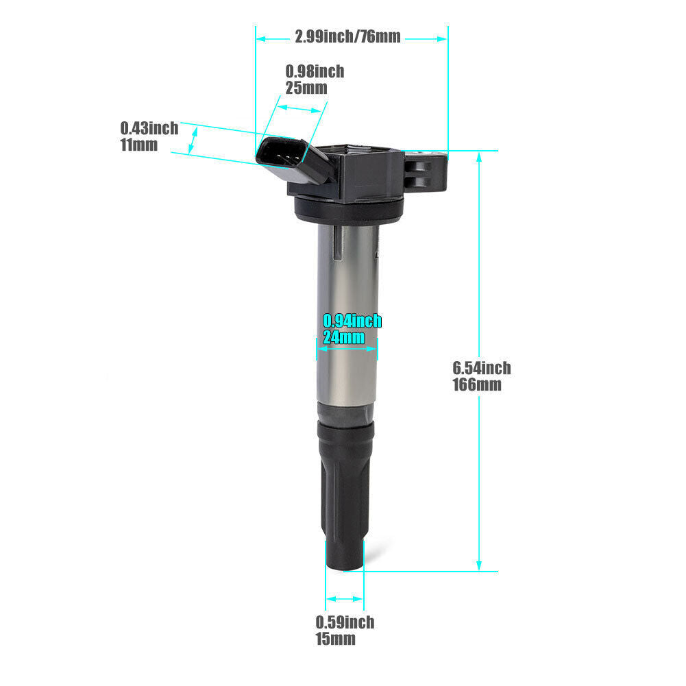 6-pack 90919-A2002 90919-02255 Ignition Coils suitable for 2005-2022 and for Lexus I4 V6/8