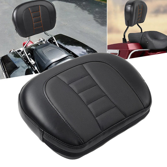 Sissy Bar Passenger Backrest Pad for Harley Touring Road King FLHRC FLHRS 97-23