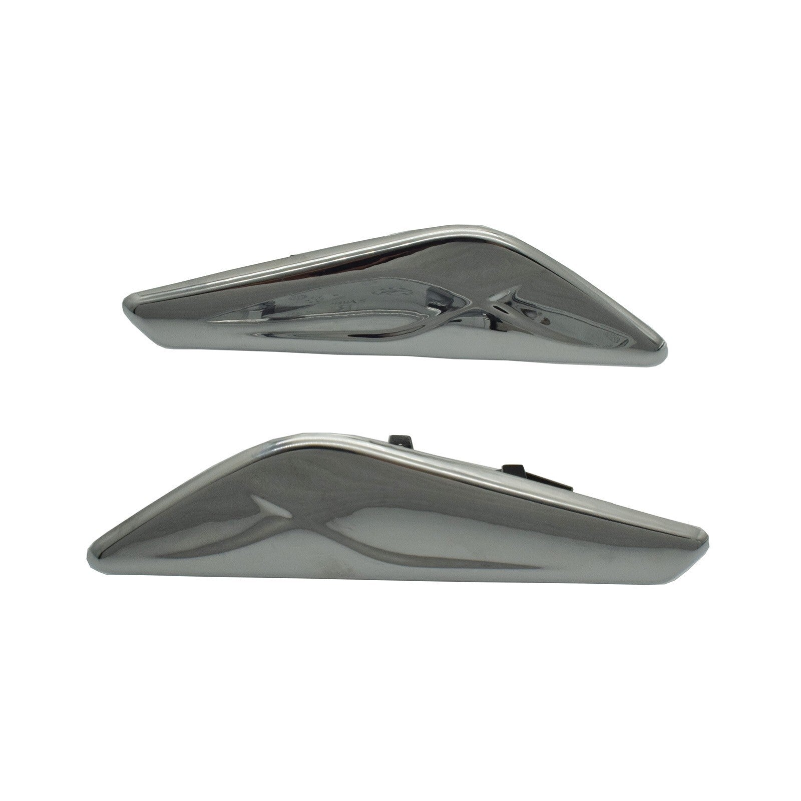 A Pair Fender Trim Finisher Chrome Front Left Right Side for BMW X3 X4 F25 F26