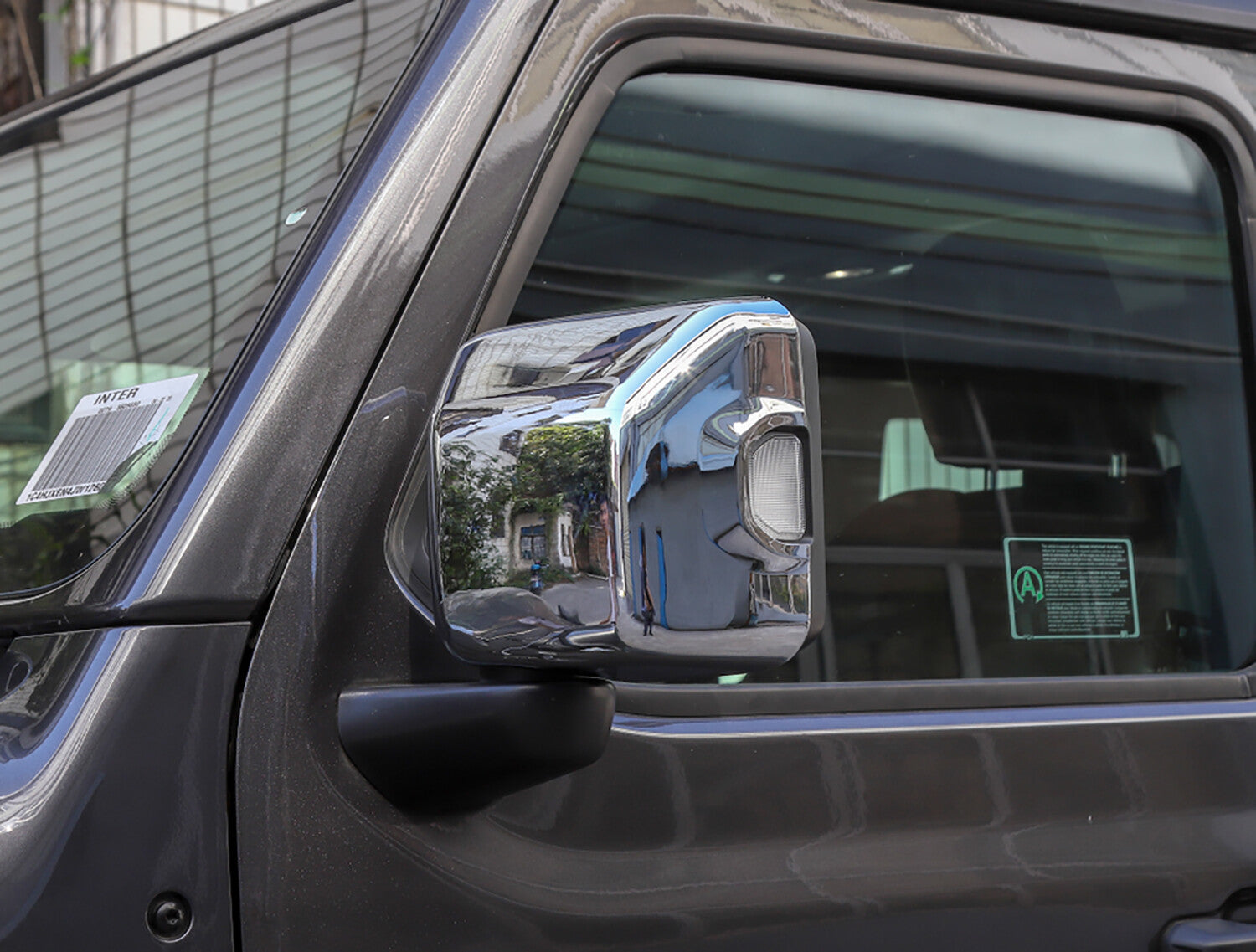 Chrome Side Rearview Mirror Cover Trim Kits for 2018-2023 for Jeep for Wrangler JL JT
