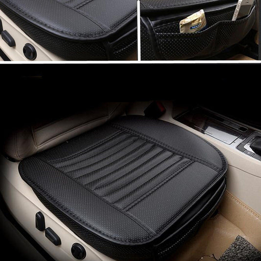 Universal Bamboo Charcoal Cushions PU Leather for Seat Pad for Seat Surround Cover Mat