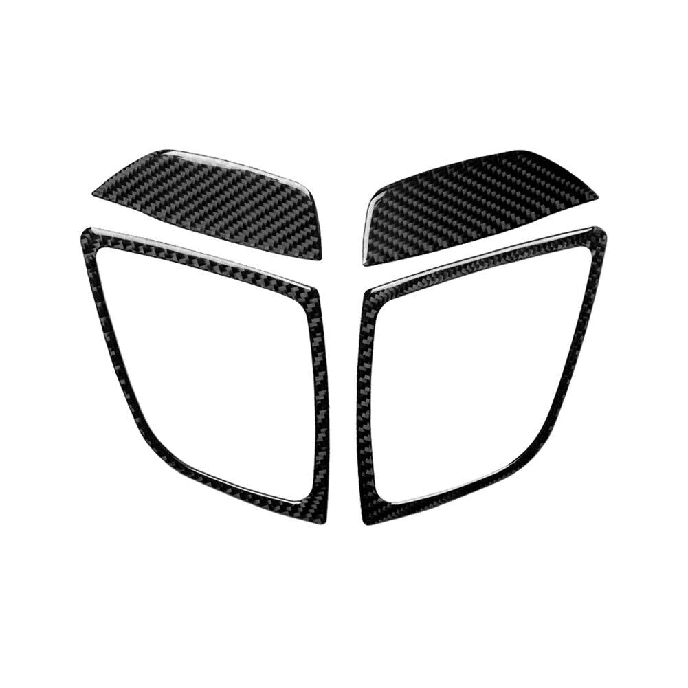4Pcs Carbon Fiber Interior Side Air Vent Cover Trim for Mazda 3 Axela 2017-2018