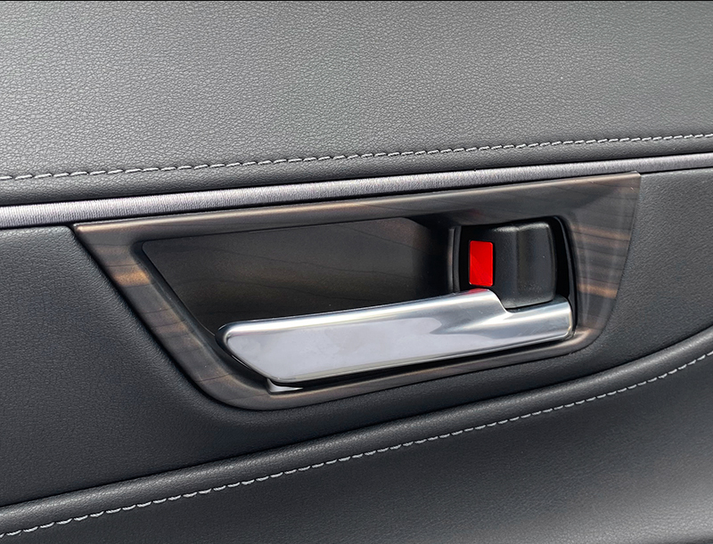 For 2021-2023 for Toyota Venza Matte Wood Grain Interior Door Handle Bowl Cover Trim