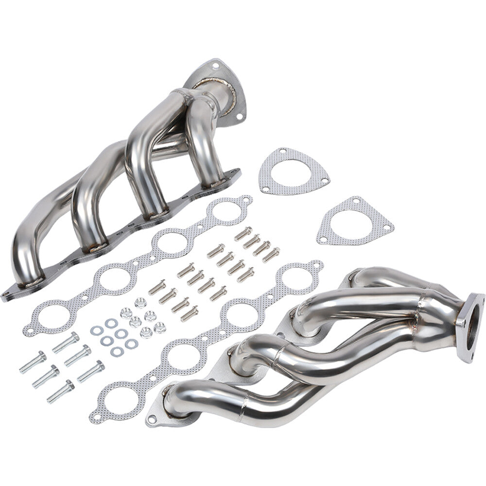 Manifold Headers For 00-2006 4.8L 5.3 for Chevy for GMC Avalanche Silverado for Sierra Tahoe