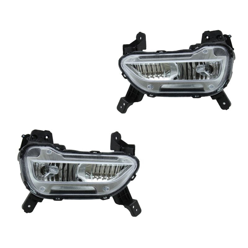 Pair Front bumper DRL fog lights fog lamp for Hyundai grand H1 2019 2020
