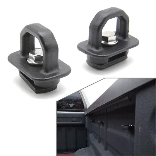 2X Tie Down Anchors Hooks for GMC for Sierra for Chevy Silverado Colorado Pickup Trucks
