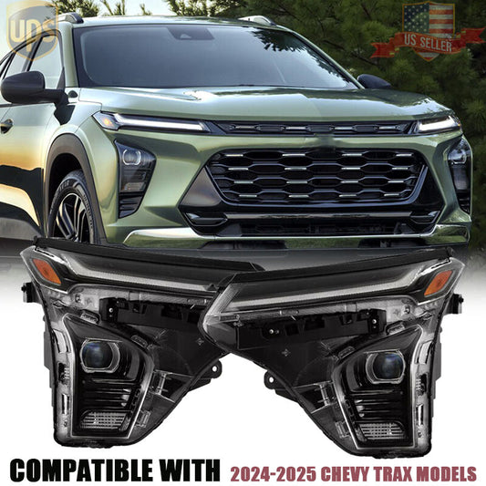 For 2024-2025 for Chevy Trax w/ LED DRL Projector Headlights Headlamps Left | Right