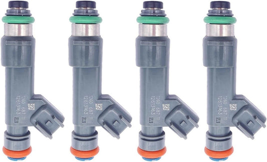 Set of 4 Fuel Injectors for Chevy HHR 2009-2011 Malibu 2010-2012 2.4L 12613163