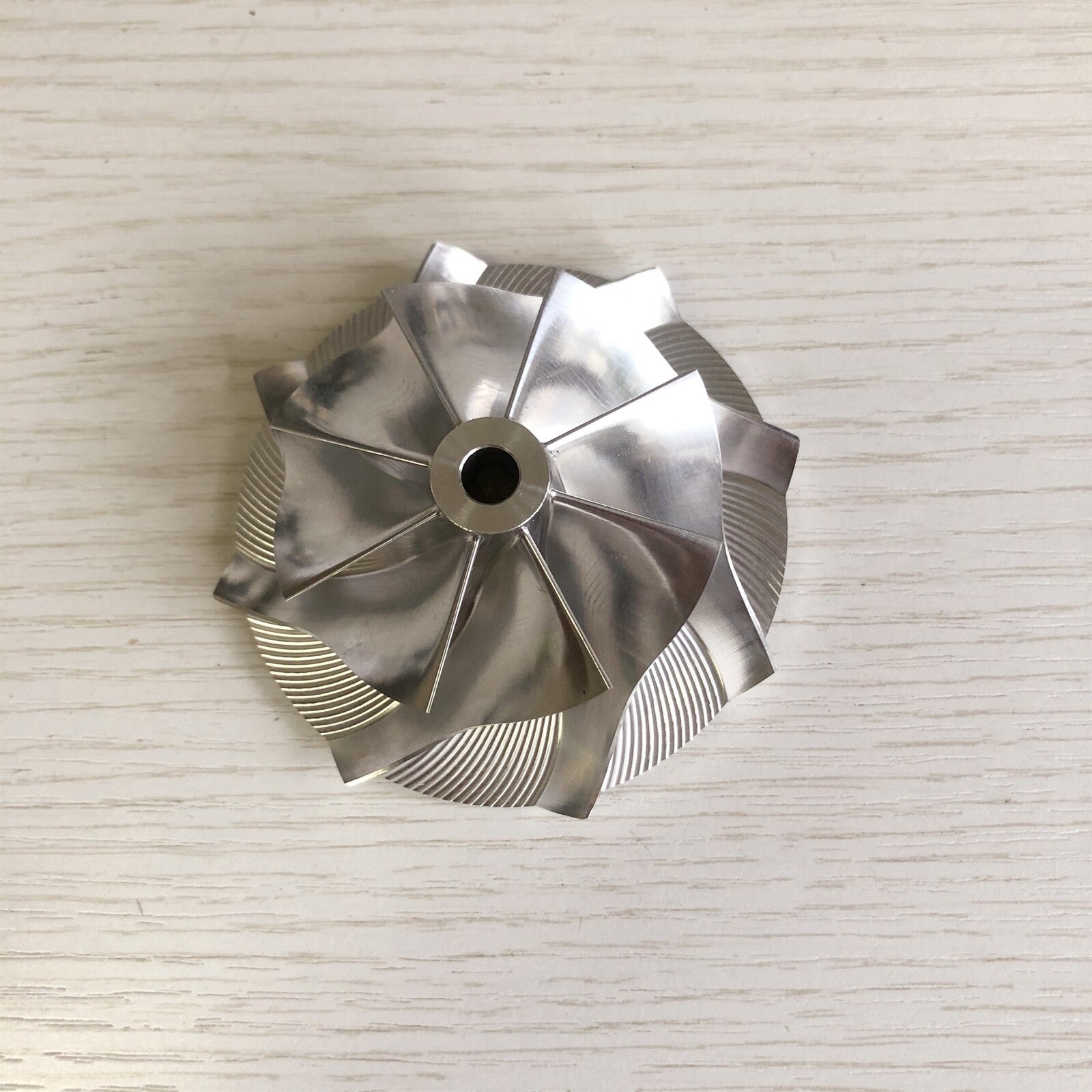 TD05H Reverse 54.00/74.00 mm 8+0 Blade Performance Turbine Billet Compressor Wheel