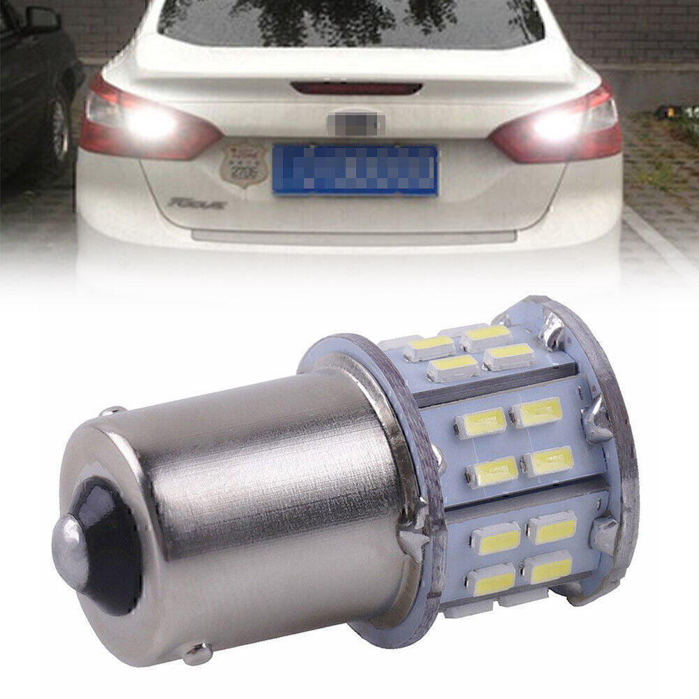 12V 1156 BA15S 50-SMD RV Interior LED Light Bulbs Turn Signal Lamp P21W White