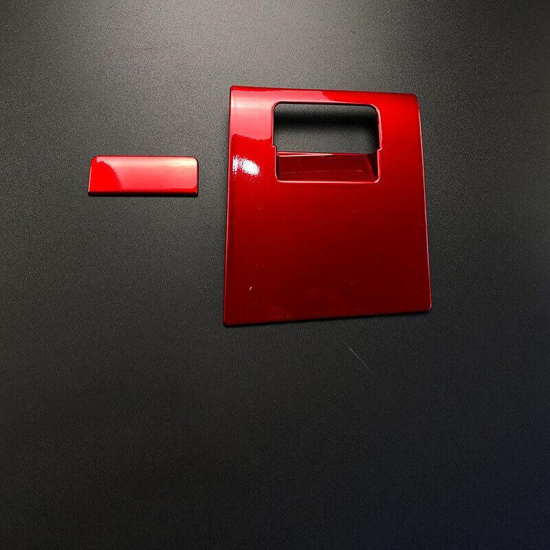 for Toyota for Camry 2018-2022 Bright Red Car Middle Console Storage Box Cover Trim