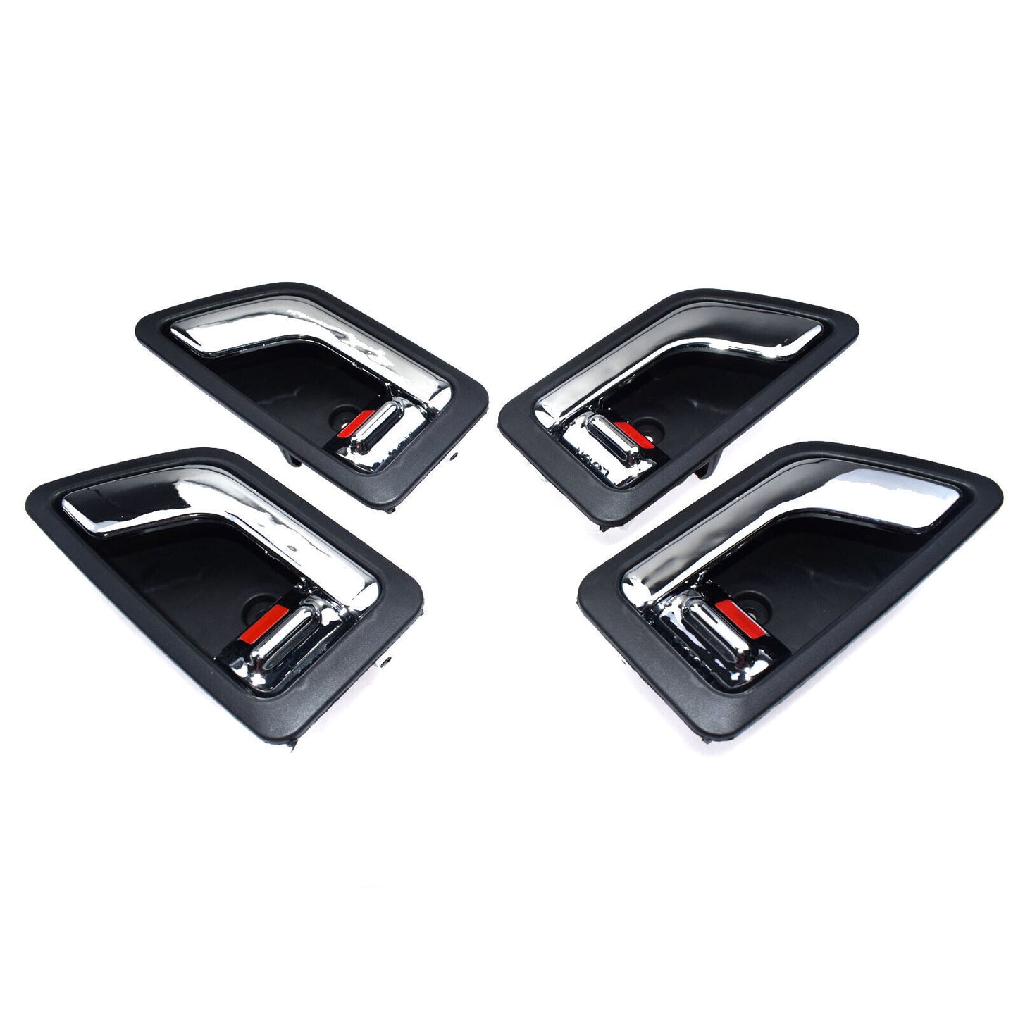 for Hyundai Getz Click 02-11 Left Right 4Pcs Interior Inside Door Handle Chrome