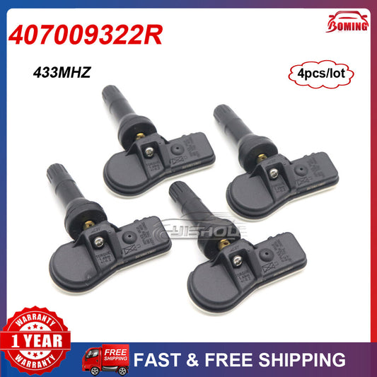 TPMS Tire Pressure Monitoring Sensors for Dacia for Renault for Opel 433Mhz 407009322R
