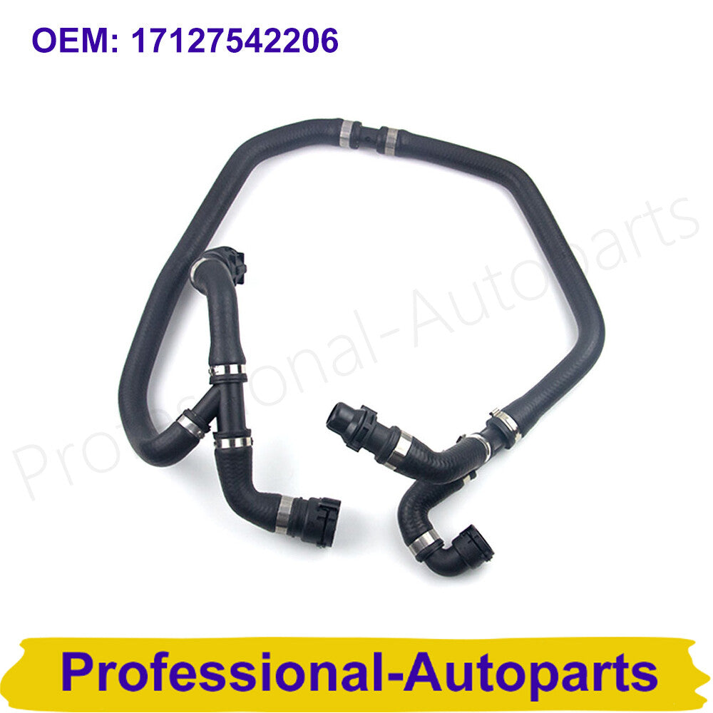 Extended tank radiator coolant return hose suitable for BMW E60, E63, 525i, 530i, 630i