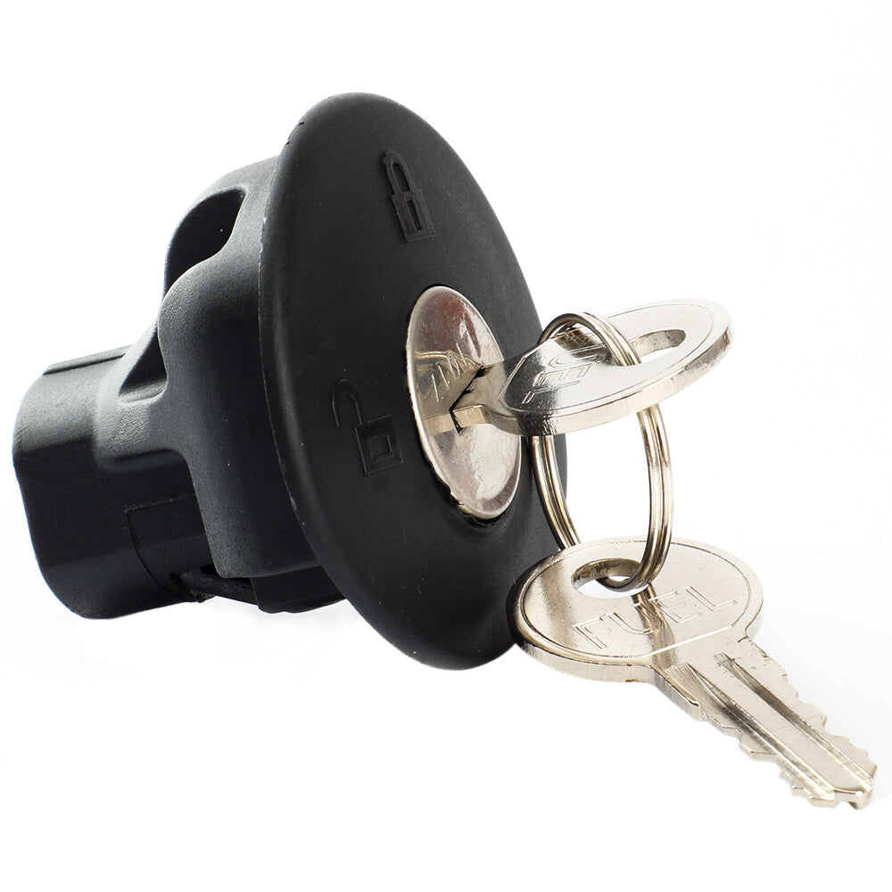 8U5Z9C268B Locking Gas Fuel Tank Plug Cover Cap with 2 Keys for Mercury for Lincoln