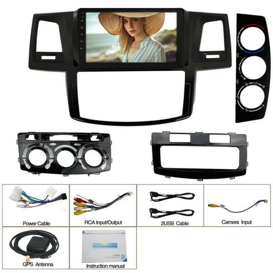 Car 9 Android 10.1 Quad-core Stereo Radio GPS Navi for Toyota Hilux 2005-2014