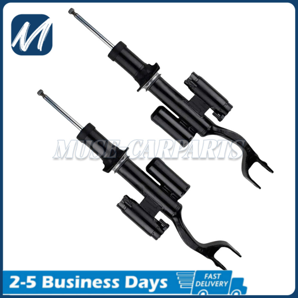 Pair Front Hydraulic Shock Absorbers Struts ADS for Mercedes W140 S320 S500 S600