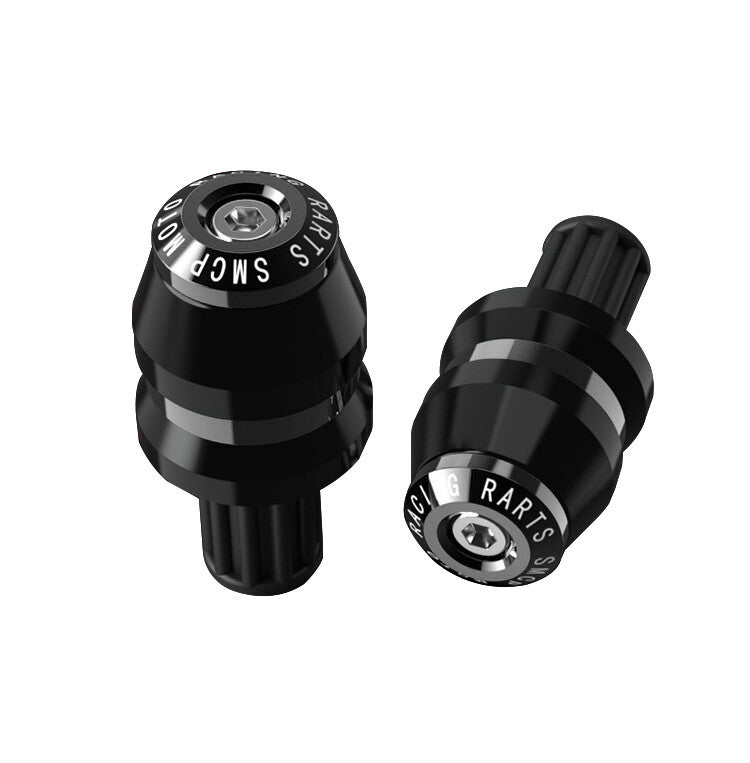 Universal 22mm 7/8 Motorcycle Handlebar Grips Bar End Slider Cap Plugs Black