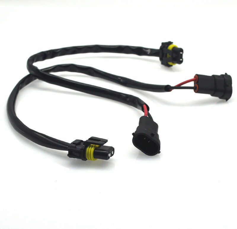 2x Plug Paly H11 Fog / Driving Light Wiring Harness For 2006-2012 for Porsche Cayman