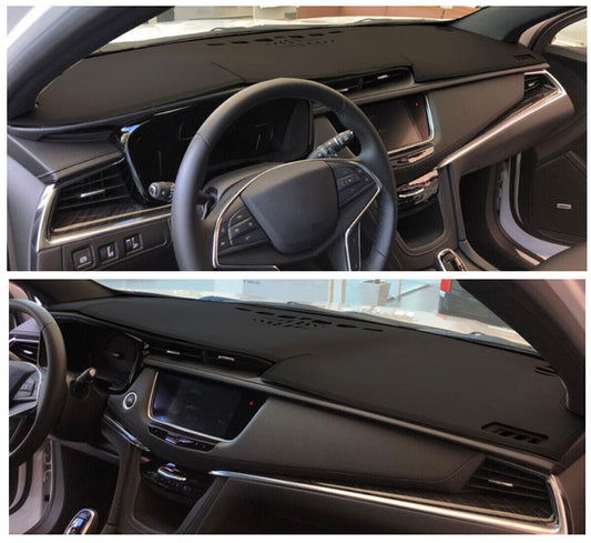 1X PU leather Dashboard Dash Mat Non-slip DashMat Shade for Cadillac XT6 2020-23